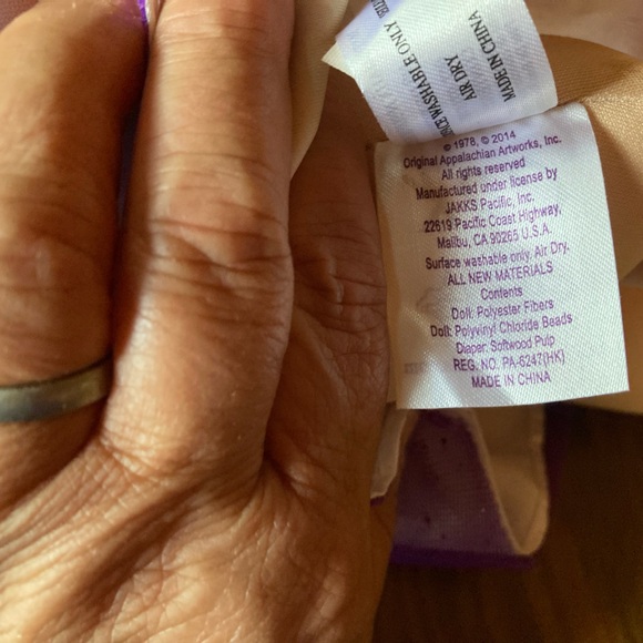 Cabbage patch kid play along 2007 little girl brown curly hair and green eyes - Picture 7 of 8